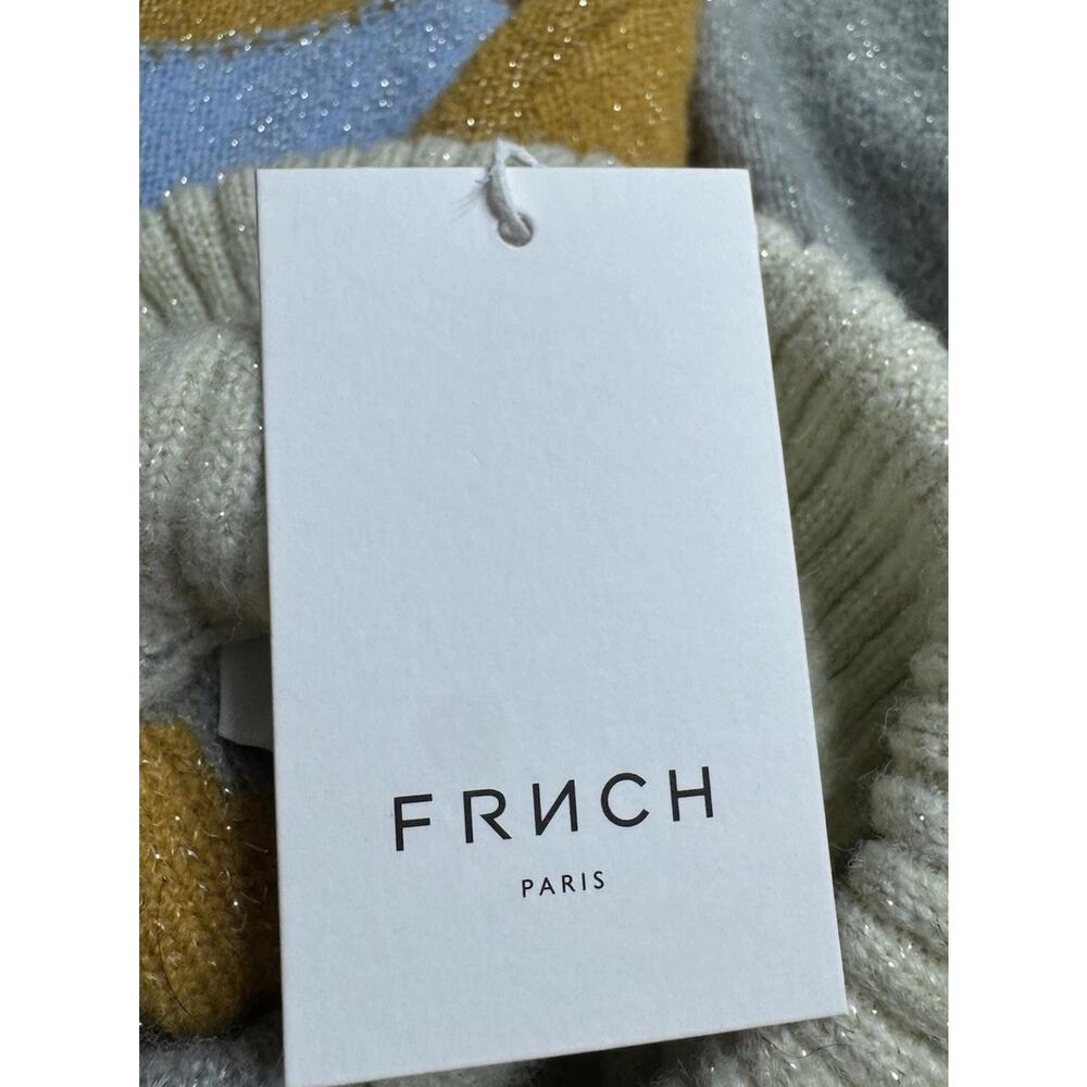 La Maille FRNCH Paris Sweater Turtleneck Women’s Small Pullover Chunky Rib NEW - Picture 6 of 8